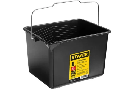 Ведро строительное 8л пластиковое усиленное Stayer Master 06092-08 *1 Ведро строительное 8л пластиковое усиленное Stayer Master 06092-08 *1