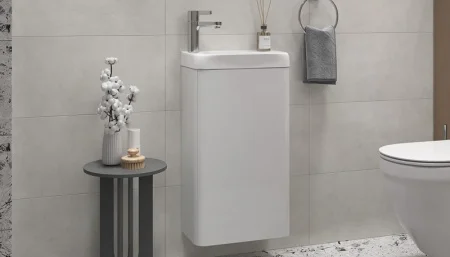 Тумба для ванны подвесная Bio 40 Maxi белый