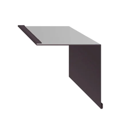 Планка угла внутреннего 75х75х3000мм RAL8017 шоколад 0,4мм К-504