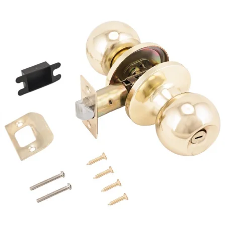 Ручка-защёлка СТАНДАРТ 607 BK GP золото фикс  1 20