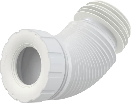 Труба д унитаза гофрированная D110 L230-530мм A97SN (AlcaPlast)  1