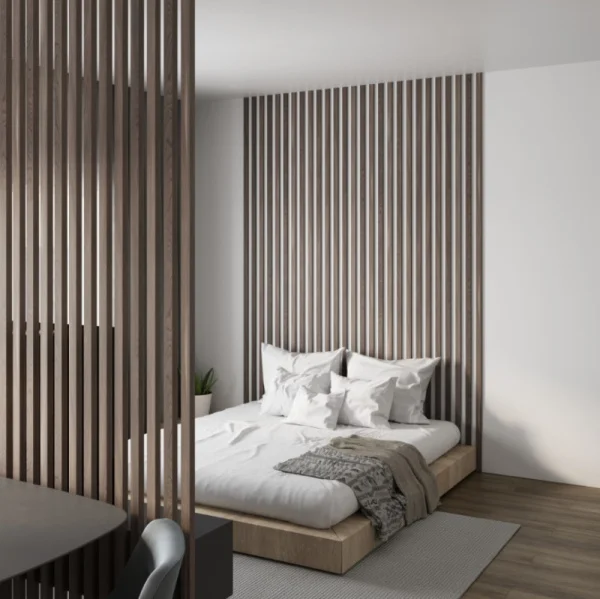 Рейка интерьерная МДФ Stella Бриона Light Орех Бразильский 2700х40х16мм