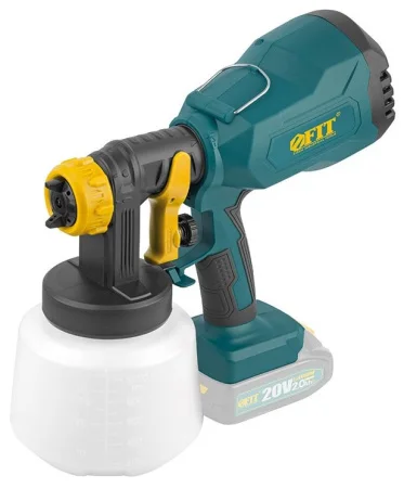 Распылитель аккум. Fit 20В 1,8/2,5мм 1000мл 70 DIN/сек 700 мл/мин HVLP коробка 79926 *1