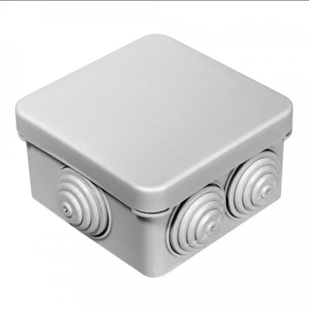 Коробка распределительная ОП 70х70х40мм безгалогенная (HF) IP55 40-0200 (Промрукав)  1