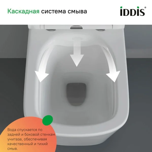 Комплект инсталляции 3в1 унитаз с крышкой+инсталляция+кнопка Iddis Basic BASBI02i73