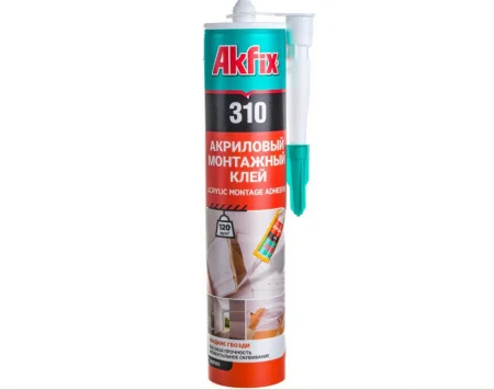 Жидкие гвозди Akfix 310 на акриловой основе 310мл GA200  1