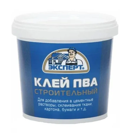 Клей ПВА строительный Эксперт 0,9кг. *1/6
