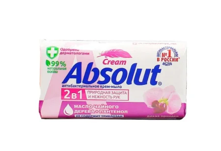 Мыло Absolut 2в1 дикая орхидея 90г 9120 *1