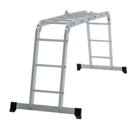 Лестница-трансформер 3 ступени 4 секции ширина 340мм алюминиевая Новая Высота NV 1320 1320403 *1