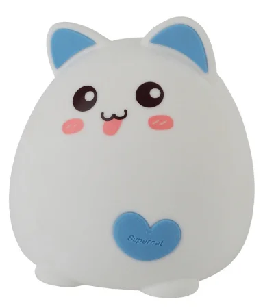 Светильник-ночник NLED-414-2W-BU белый с синим Б0041093 (Эра) *1/24