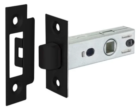 Защёлка врезная Ajax PLASTLP45-8 BL черный 44485  1