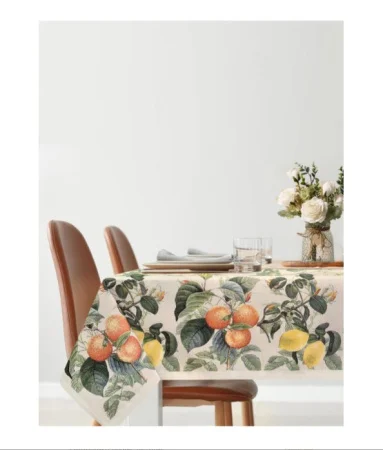 Скатерть Апельсины и лимоны 140х180см 2413749