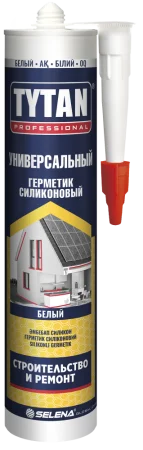 Герметик силиконовый универсальный Professional белый 280мл 53425 17162 71514 17899 (Tytan)  12 (-31