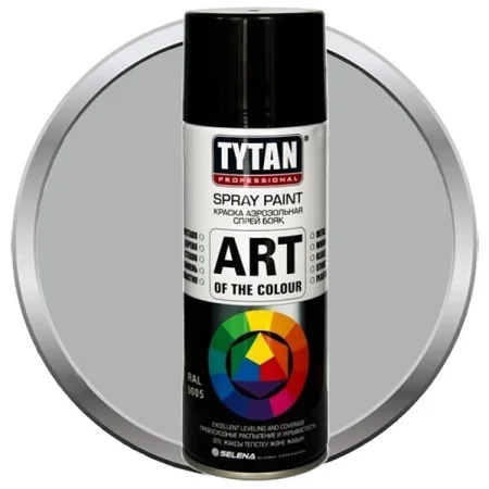 Краска аэрозольная Tytan Professional Art of the colour 400мл металлик 9006 (93762)  1 12