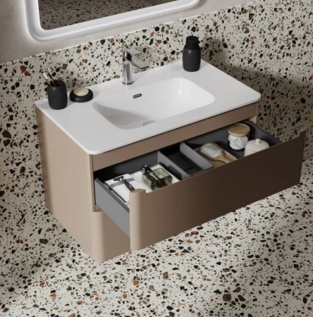 Тумба-умывальник подвесная  Iddis Edifice EDI80C0i95K 470х802х500мм капучино