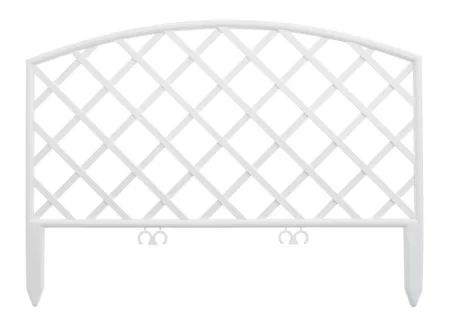 Забор декоративный Сетка 24х320см Palisad 65021 белый