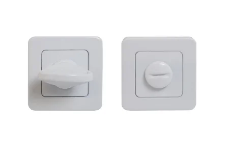 Сантехническая завертка к ручкам АЛЛЮР АРТ BK-S1 W   W(411111) матовый белый  10 100