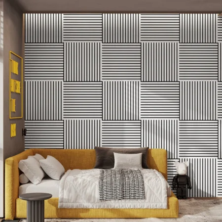 Панель стеновая Акустическая Stella Comfort Standart Белый 600х600х9