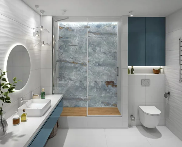 Керамогранит Moonlight 400х800х8,3мм синий GT408013616MSR11 1уп=1,6м2 5шт GlobalTile