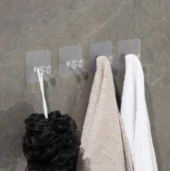 Крючки двойные самоклеящиеся 5,6х5,6см 10 шт 9791684