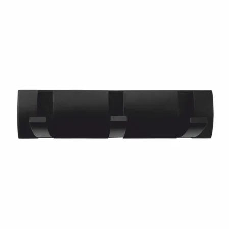 Планка с 3-я крючками складной Zenfort 102284 черный матовый