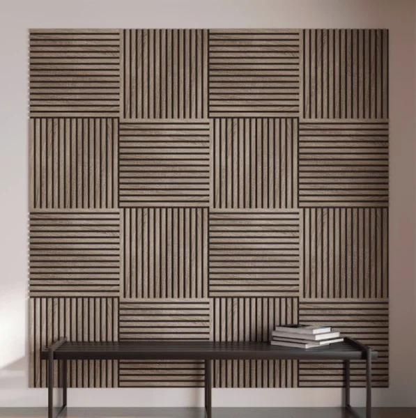 Панель стеновая Акустическая Stella Comfort Standart Дуб Винтаж 600х600х9