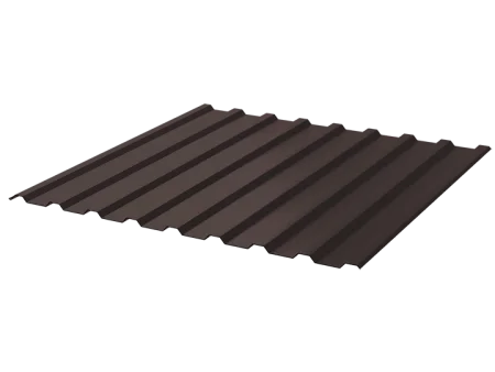 Профлист МП-20 1150х6000х0,45мм RAL8017 коричневый (6,9 м²)