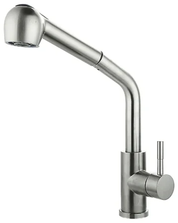 Смеситель д кухни одноруч. хром c вытяжным изливом A56009 (Fashun)  1