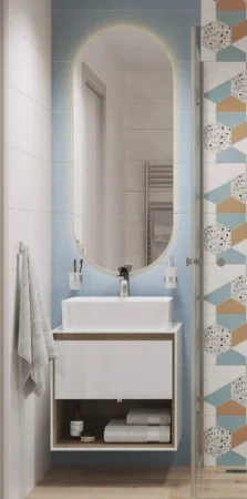 Зеркало с подсветкой Cersanit ECLIPSE smart 50х122см 64150