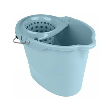 Ведро МОП c отжимом Vogue 12л небесный