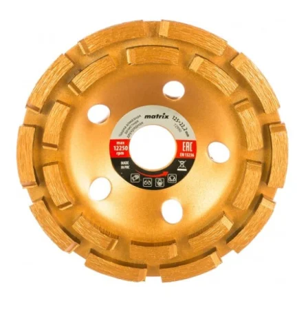 Чашка алмазная зачистная 125мм двухрядная Matrix 72990  1 40