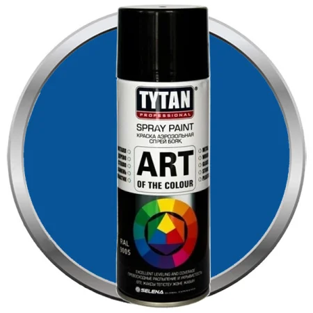 Краска аэрозольная Tytan Professional Art of the colour 400мл синяя 5010 (93663)  1 12 (-40)