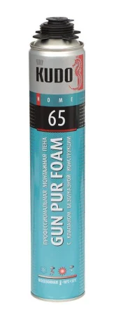 Пена монтажная ПРОФ полиуретановая всесезонная KUDO HOME 65 (KUPHP10U65)  1 12 768