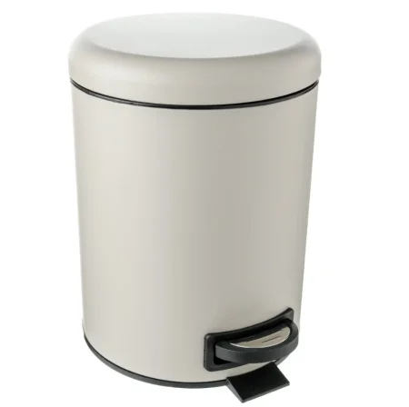 Ведро с крышкой 5 л бежевый ВЫВОД