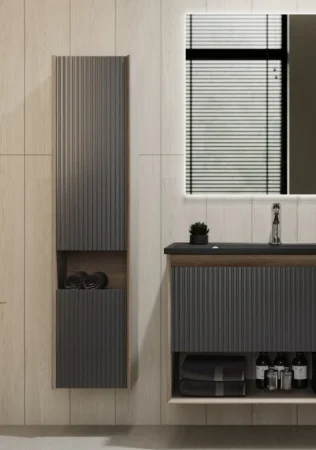 Пенал подвесной Tossony 140 Toss.04.140/P/DS-A/JR Дуб Самдал/Антрацит