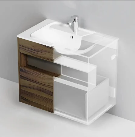 Тумба для ванны AM.PM Func 80 M8FFUX0801OF текстурированное дерево