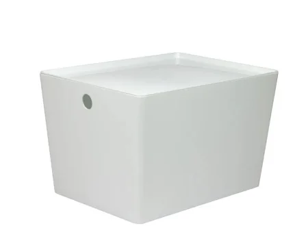 Контейнер VERSA XL, 16 л. с крышкой, цвет белый