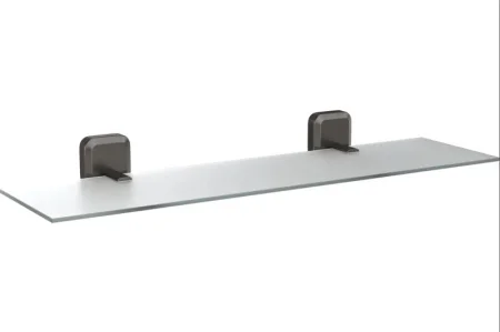 Полка прямоугольная 1-яр "Storm" стекло KLE-STORM034 (Kleber) *1