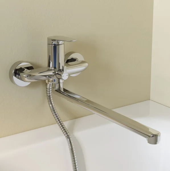 Смеситель для ванны одноручный с длинным изливом Iddis Zodiac X ZDXSBL2i10WA хром