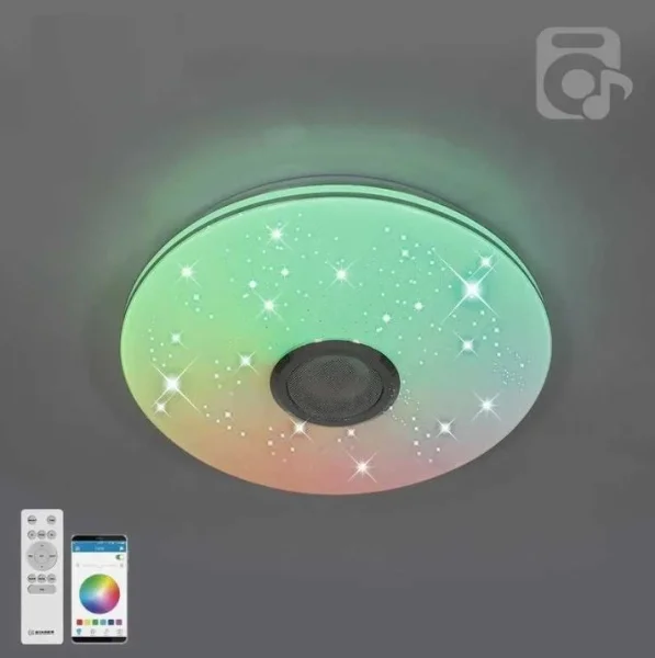 Люстра светодиодная MUSIC RGB с пультом ДУ Estares муз колонка