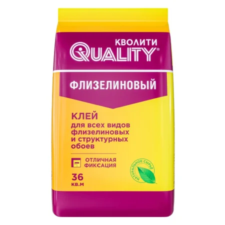 Клей для обоев  Кволити  флизелиновый  200 г пакет 1 30