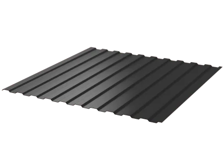 Профнастил С8 1200x2000мм 0.45мм RAL 7024 серый графит