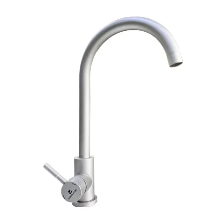 Смеситель д кухни одноруч.  Marismas  с высоким изливом серебро 14411-GOTA (Gota Rocio)  1
