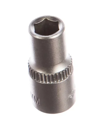 Головка торцевая 6-гранная 1 4  6мм сталь Cr-V Зубр Мастер Flank 27715-06  1