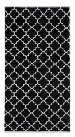 Полотенце махровое Этель "Ornament" чёрный, 70х130 см, 100% хлопок, 420 гр/м2 9472216 *1