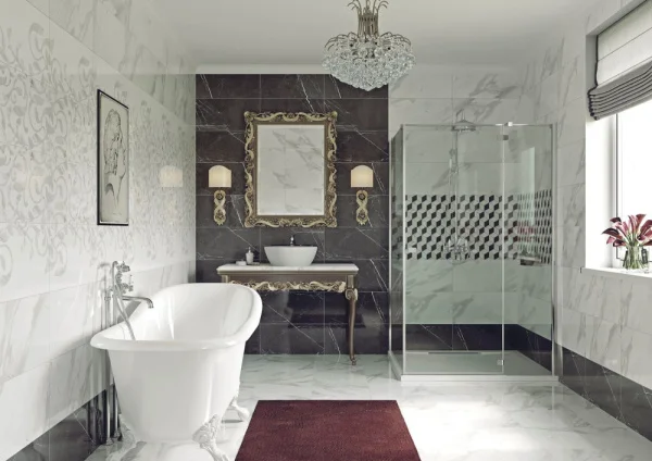 Плитка облицовочная Cersanit Royal Stone 17367 298х598мм (1уп 8шт=1,425м2, 1п=68,4м2) белый