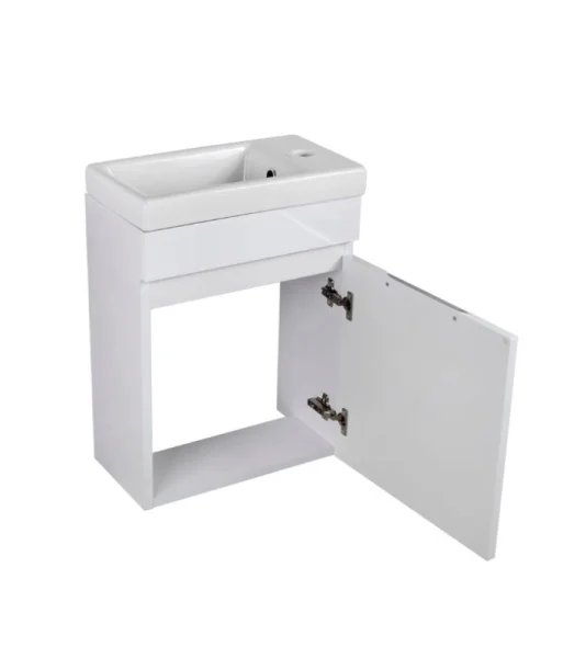 Тумба подвесная AGATA Никас 40 АТ40-637 с раковиной Como 40 S-UM-COM40/1-w