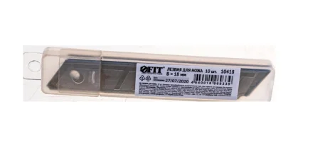 Лезвия сегментные 18мм сталь инструментальная уп-10шт Fit 10418  1