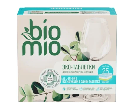 Таблетки Biomio д ПММ Эвкалипт 25 шт. (16 г.)