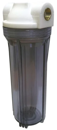 Колба для хол. воды, 1 2  высота 10  прозрачная без картриджа УСИЛЕННАЯ AquaKratos АКv-107 PERFECT